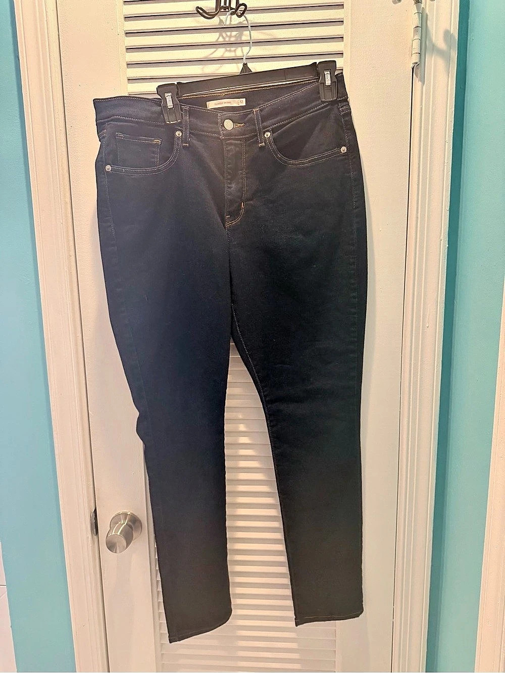 Levi's Classic Skinny Jeans Blue Waist 12